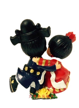 韩国民俗摆件桌面公仔工艺品