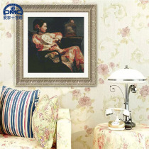 DMC cross stitch specializes in large living room full embroidered and precise printed kit Chen Yifei oil painting Forbidden Bright