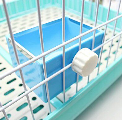 兔子食盒食盆用品食具碗松鼠荷兰猪豚鼠龙猫饲料盒粮食草架固定 - 图0