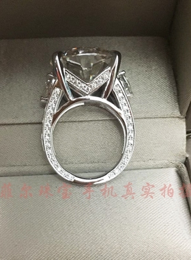 同款定制克拉钻戒莫桑石女