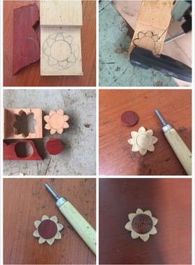 手工雕刻打磨项链云檀香木