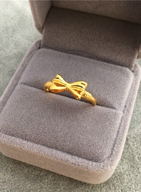 越南沙金子女款仿指环久不掉色