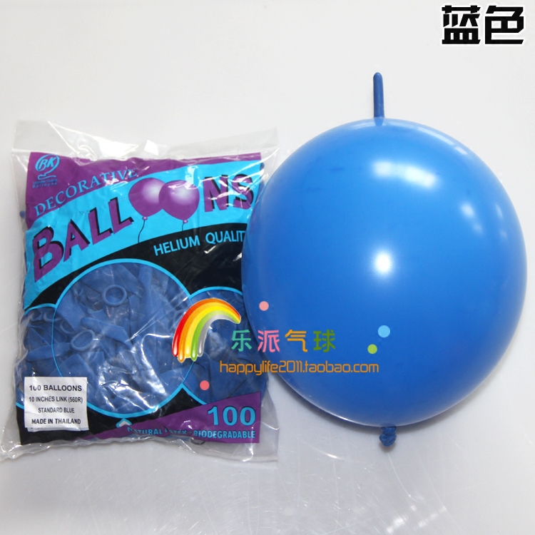 泰国BK进口12英寸针尾气球 标准尾巴气球 气球装饰 100只/包 - 图3