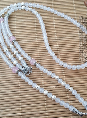 银色泰国蝴蝶佛牌其他款式白玛瑙