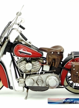 手工铁皮摩托车模型fl美国精细版