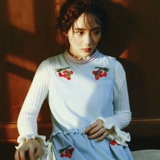 Face Art изящное и пухлое вышивание с большой вишней.