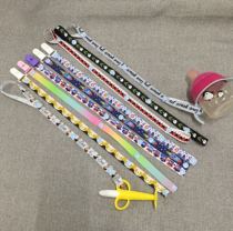 5 foreign trade super-looking appeasement pacifier anti-drop chain toy fixed rope anti-drop chain never lose again