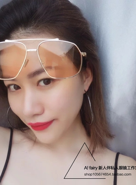 孟子坤原宿个性风墨镜刘昊然同款