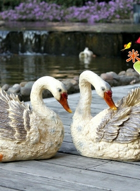 庭院户外水景鱼池装饰别墅摆件