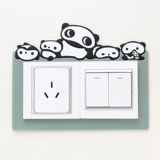 Креативный современный милый мультяшный переключатель на стену, настенный защитный чехол, в корейском стиле, простой и элегантный дизайн