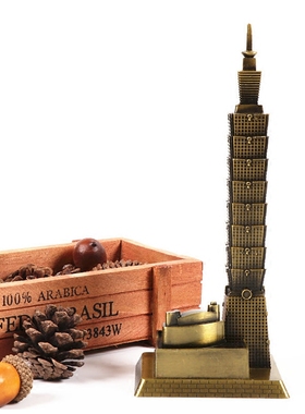 旅游纪念品台北大楼地标桌面摆件