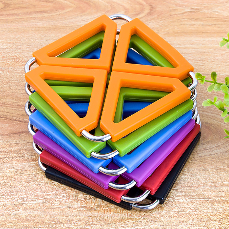 隔热垫 餐桌垫防烫耐热厨房家用硅胶碗盘菜垫子创意餐垫杯垫锅垫 - 图0