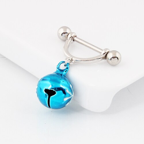 乳钉人体穿刺铃铛乳环饰品前卫穿刺 Body piercing Nipple ring - 图0