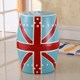 American country flower and bird ceramic classical dressing stool drum pier