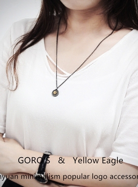秦渊原创高桥吾郎项链飞鹰图腾