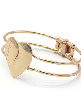 韩版欧美风磨砂心形礼物多层手环