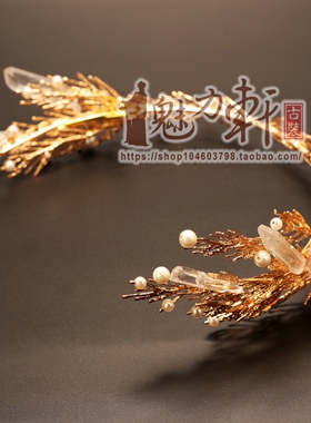 择天记公主殿下同款定制金色凤冠