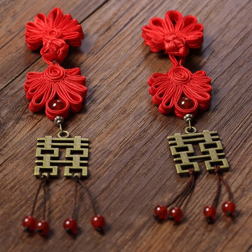 红包袋万元中国风布红包结婚创意大号利是封仪式感订婚拍照刺绣包 - 图1