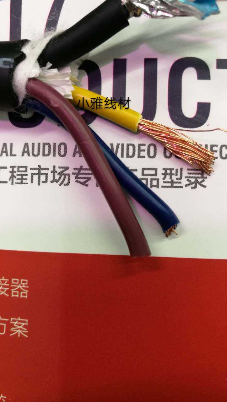 台湾日升SREXACT灯光DMX512用电源信号复合线熊掌线音频线 电源线 - 图0