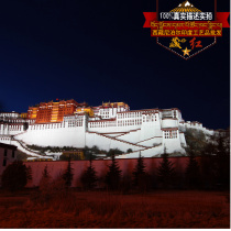 A picture of the Potala Palace under the Tibetan Night Curtain