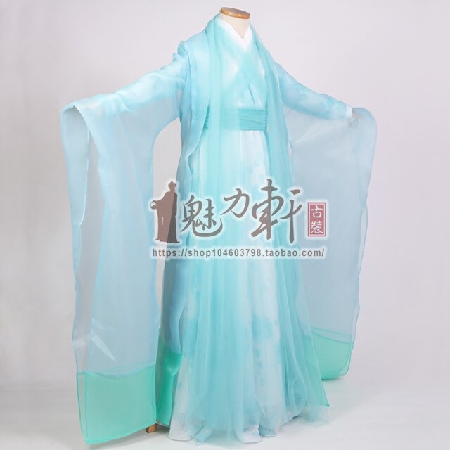 Halloween Costume Three Lives Three Worlds White Light Ten Miles of Peach Blossom