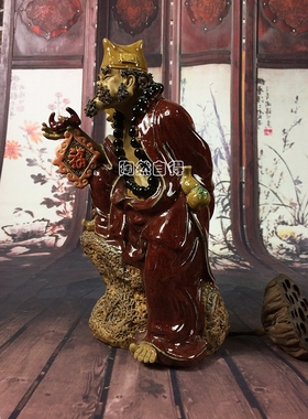 济公陶瓷摆件石湾公仔