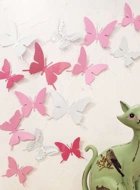 3d立体房间贴画丁饰家居不锈钢