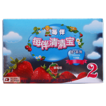  Each companion Qingbao Qingbao Youseries 2 segments strawberry flavor boxed 8g * 20 bag clear fire treasure