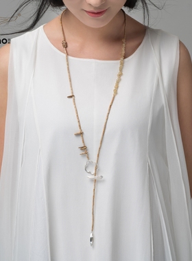 朗睦原创设计长项链女新中式