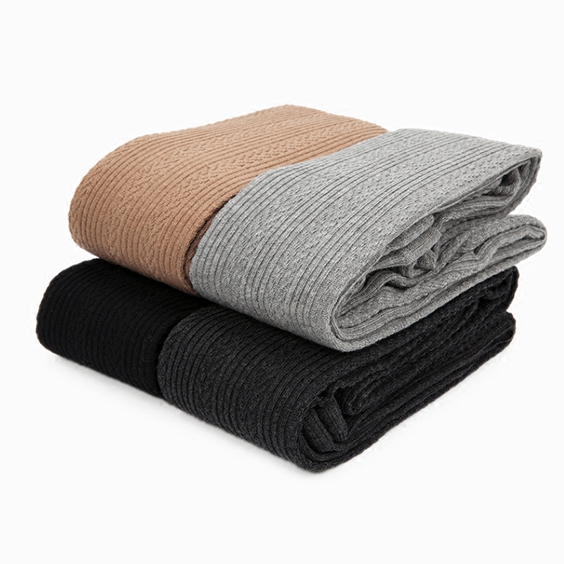 beny秋冬羊毛麦穗竖条纹路连裤袜 俊昳服饰短袜/打底袜/丝袜/美腿袜