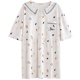 Bellow cotton mùa hè tay áo nữ dễ thương vẻ đẹp ngọt ngào váy ngủ ngắn phiên bản Hàn Quốc của dịch vụ nhà cotton lỏng lẻo - Đêm đầm váy ngủ gợi cảm Đêm đầm