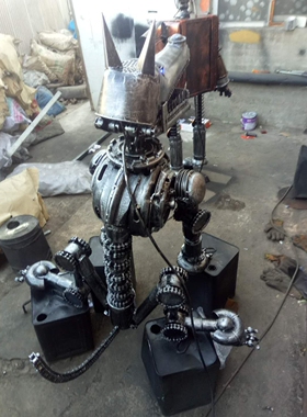 工业风酒吧餐厅烧烤店橱窗装饰品