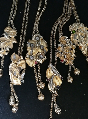 欧美日韩配饰品打标真金电镀项链