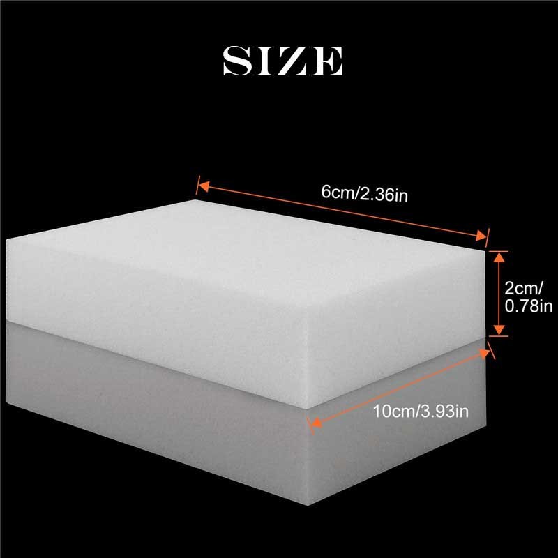 20/50/100Pcs Sponge Melamine Foam Cleaning Eraser Home Kitc-图2