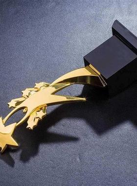 高档金属奖杯水晶奖杯定制yy创意奖杯商务礼品颁奖纪念品