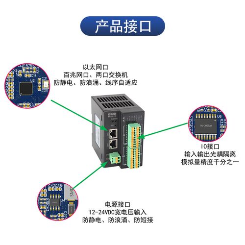profinet分布式远程IO2块16模模拟开关量PN通讯3位路输入输出采集 - 图1