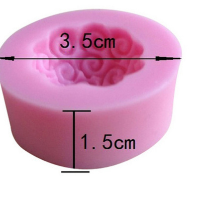 极速Beautiful Flower Chocolate Candy Jello 3D Silicone Mold - 图0