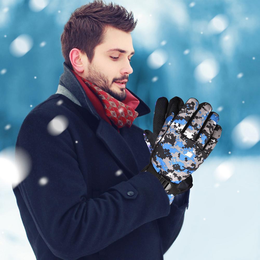 速发Ski Gloves Winter Warm Waterproof And Breathable Snow Gl - 图1