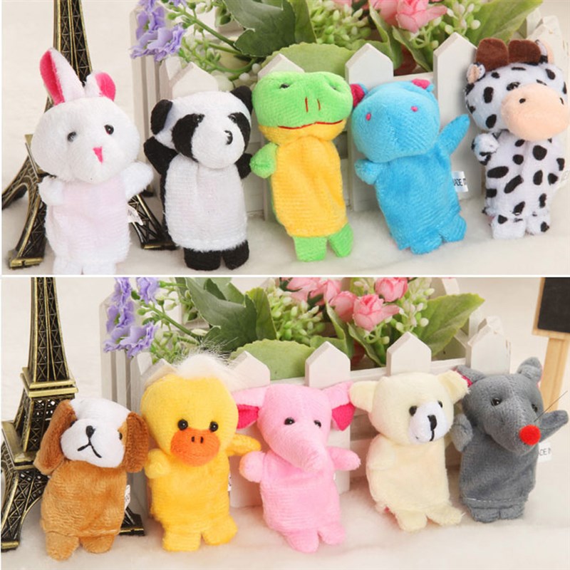 Cr Dollt Tell Story Props CutAe oarsoon Animal Doll Kids Toy-图1