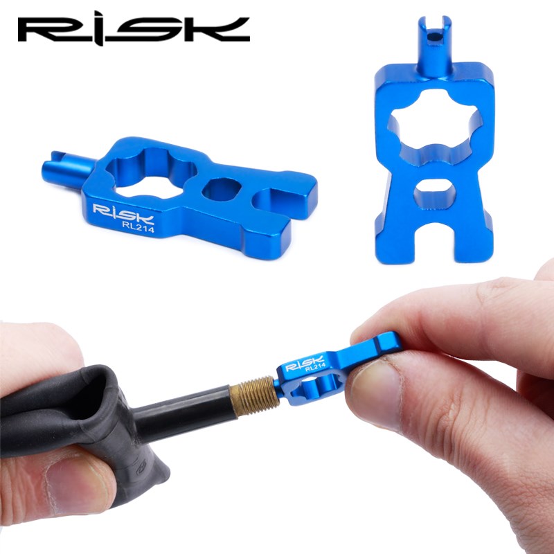 Bicycle Schrader/ Presta Valve Core Tool Aluminum Multifunc-图2