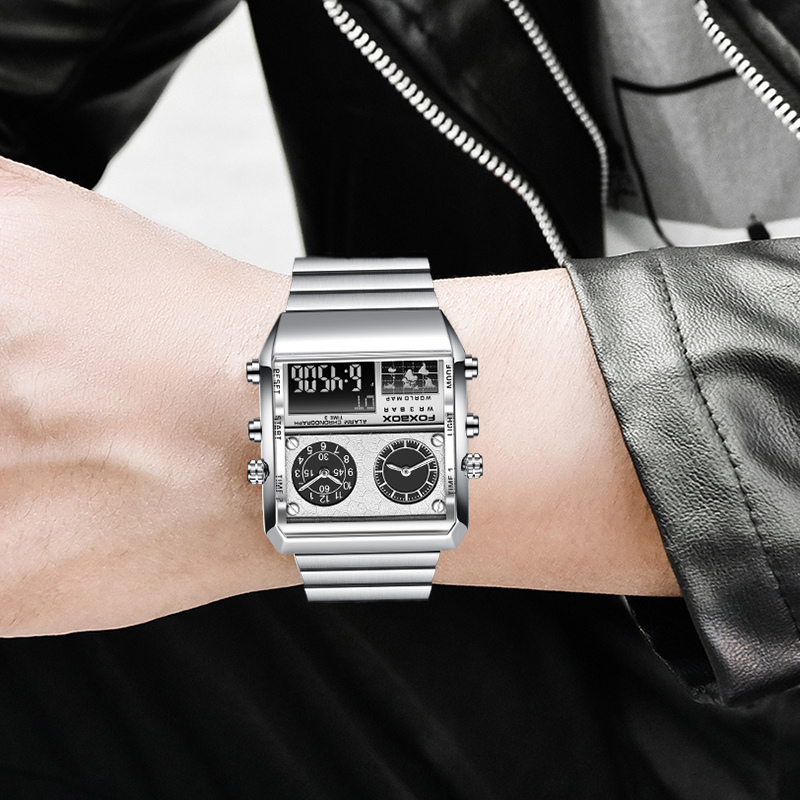 推荐LI Casual Digital Watches for en OX Luxury Stainless Ste - 图3