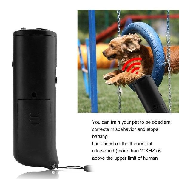 itable Handheld UltrasonzicnA tr Bark Barking Dog Tra - 图0