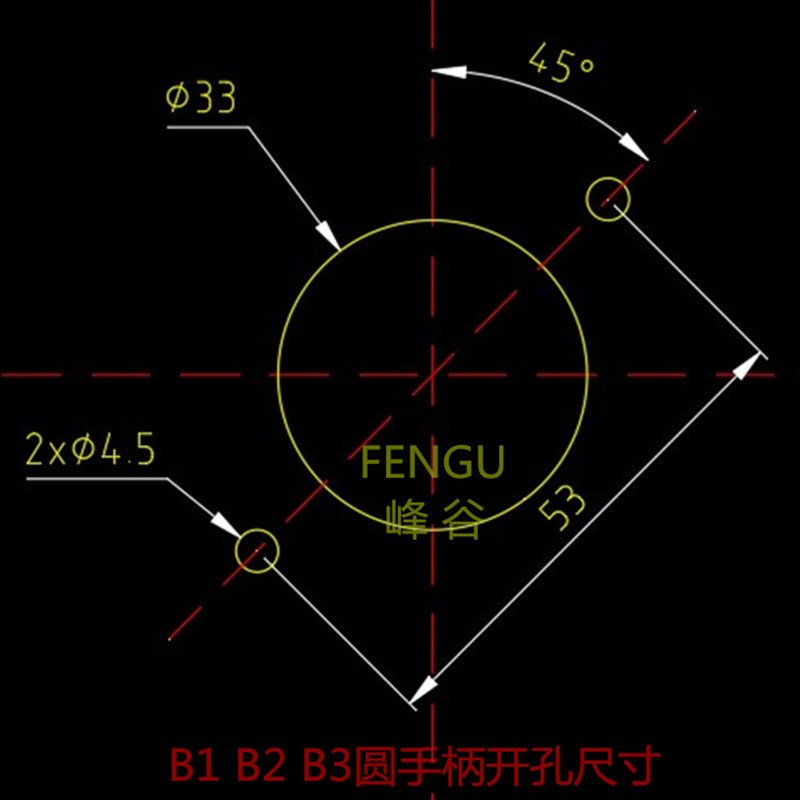 适配A1 XT1 XT2 XT3 XT4 T5 T6 T7 3P手操延伸旋转手柄操作机构-图0