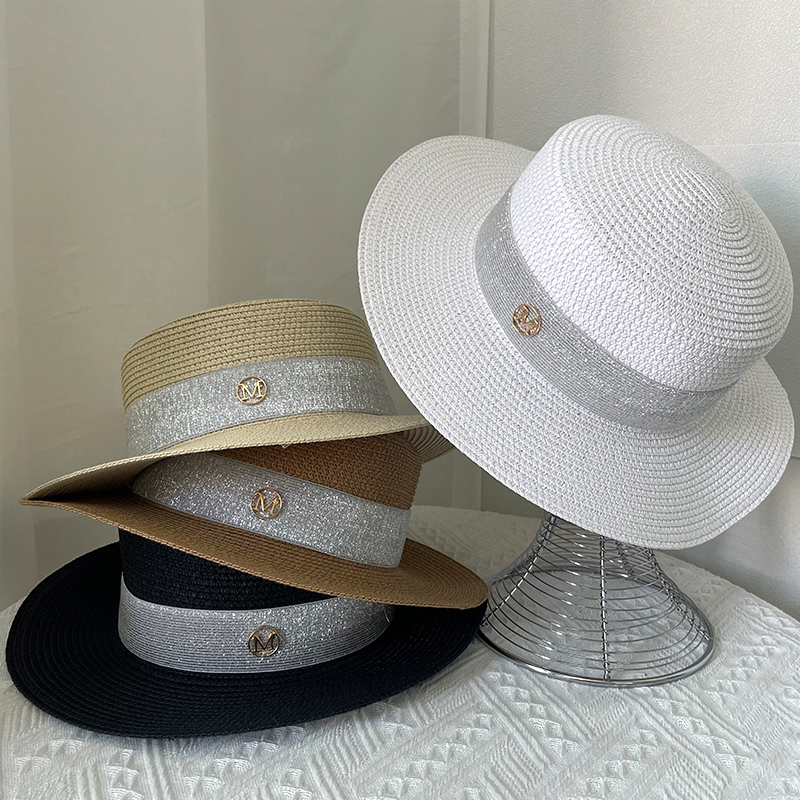 网红Hats for Women Summer Panama Straw Hats UV Protection Su - 图2