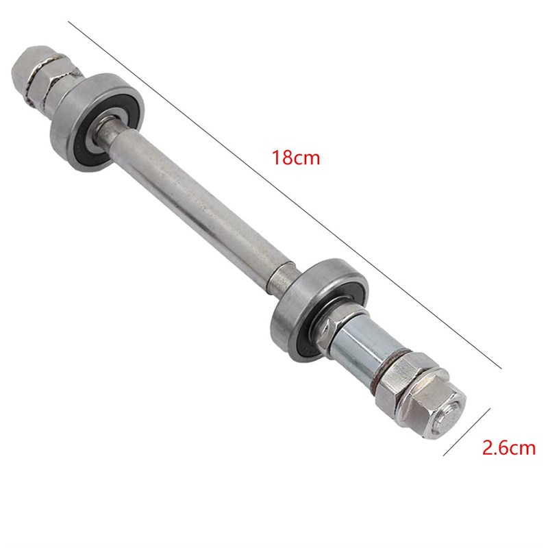 Mountain Bicycle Solid Metal Axle Road Bike Wheel 6000 Beari - 图0