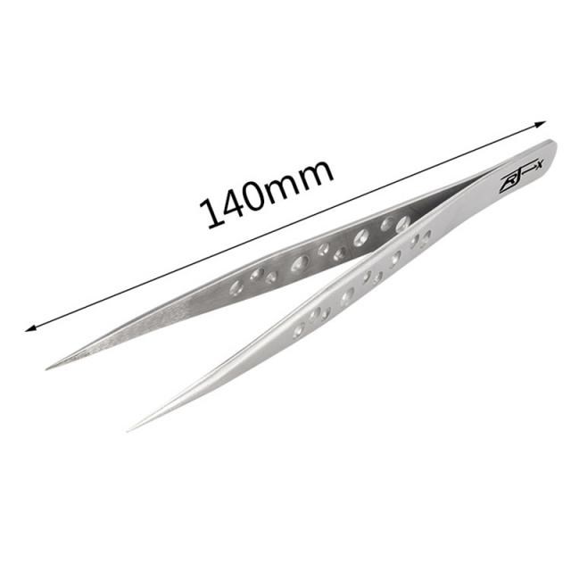 速发RJX Straight /45° Curved Stainless Steel Pincer Tweezer - 图2