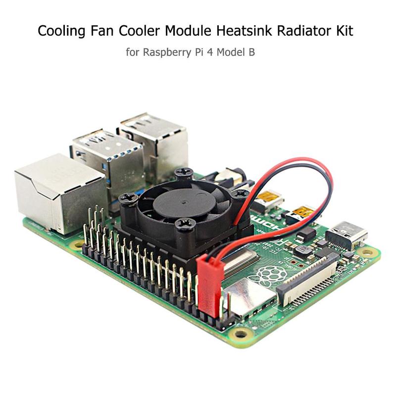 速发Universal Fan Cooler Module Raspberry Pi 4 Model B Cooli-图2