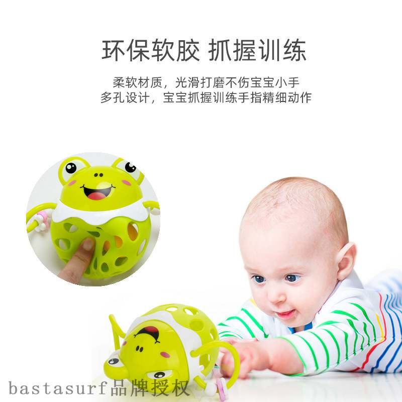 极速Baby animal soft rubber hand grasping ball tactile perce - 图3