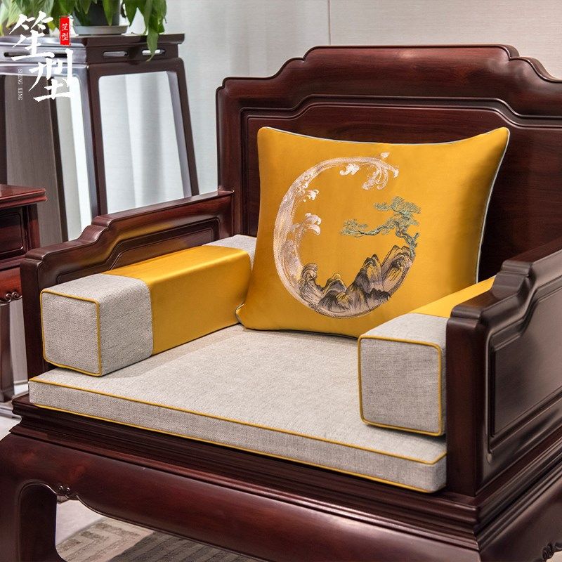 古典红木沙发坐垫中式罗汉床座垫套实木家具飘窗垫子厚海绵垫定制,淘宝优惠券,粉丝福利购,淘宝优惠卷
