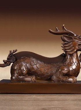 黄铜龙头铡刀中式摆件包青天行刑龙头铡影视剧道具客厅办公室装饰